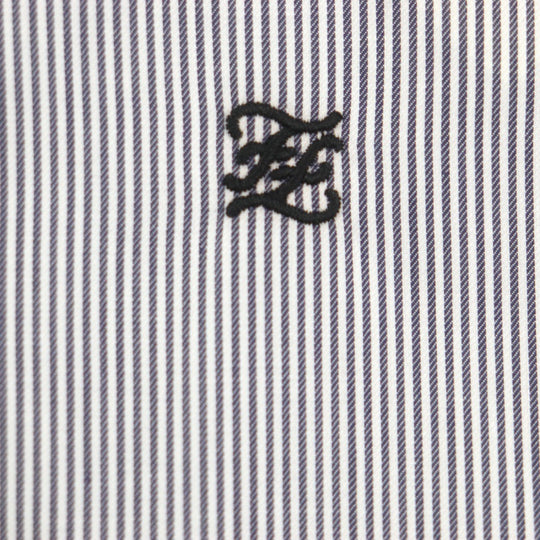 FENDI Long sleeve shirt FS1003 Main: 100% cotton Black White mens 41 Used Authentic