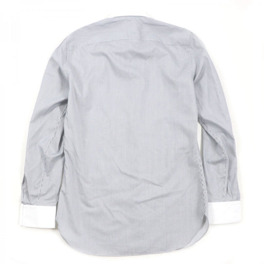 FENDI Long sleeve shirt FS1003 Main: 100% cotton Black White mens 38 Used Authentic