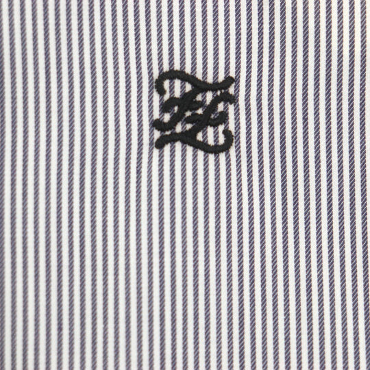 FENDI Long sleeve shirt FS1003 Main: 100% cotton Black White mens 38 Used Authentic