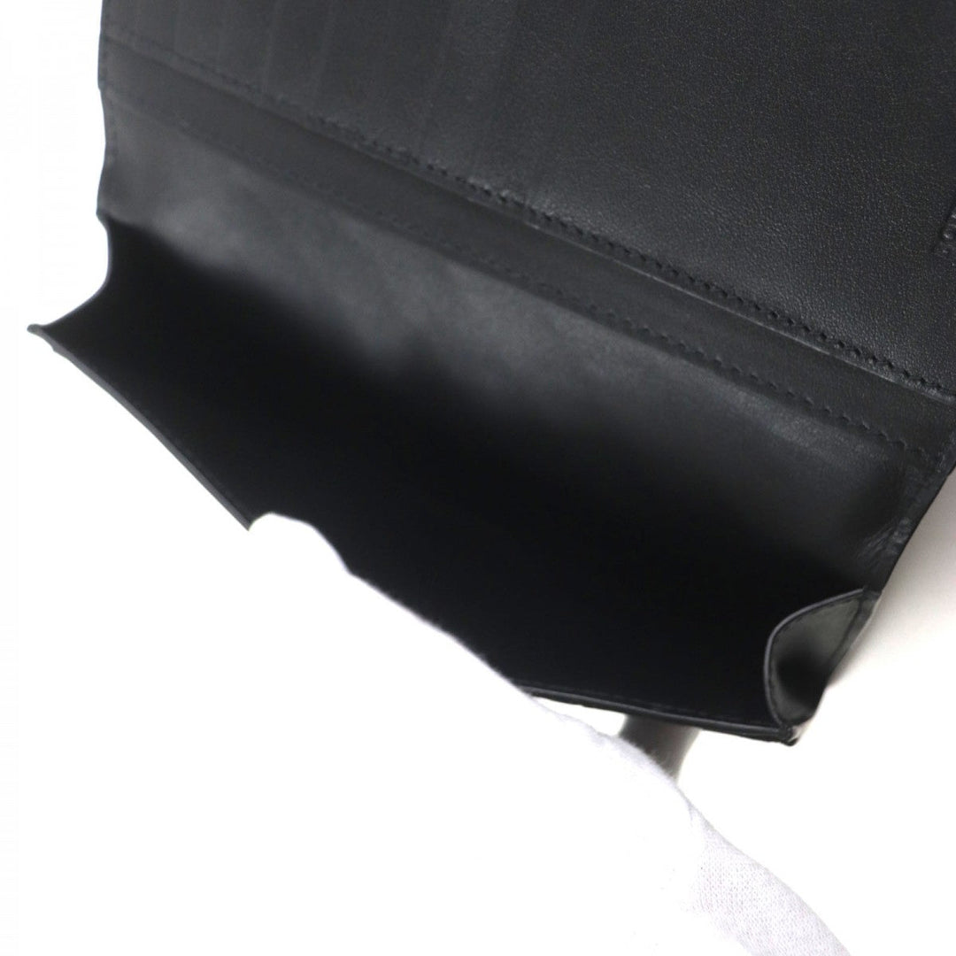 BOTTEGAVENETA Long Wallet Purse 676593-VCPQ4 Main: Leather black mens Used Authentic