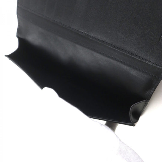 BOTTEGAVENETA Long Wallet Purse 676593-VCPQ4 Main: Leather black mens Used Authentic