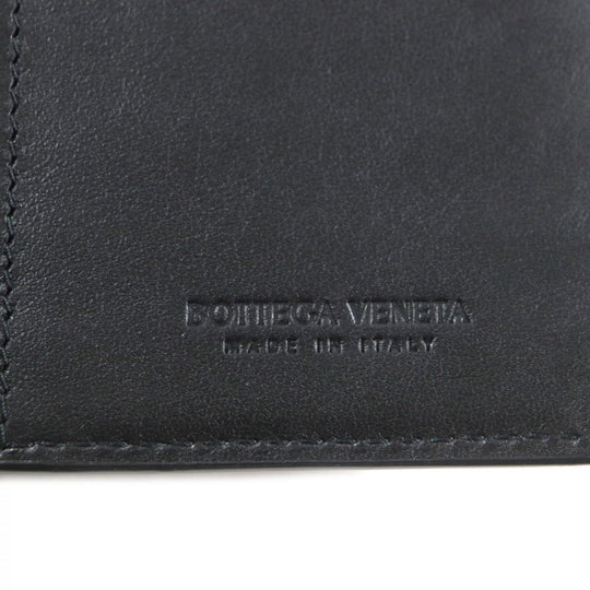 BOTTEGAVENETA Long Wallet Purse 676593-VCPQ4 Main: Leather black mens Used Authentic