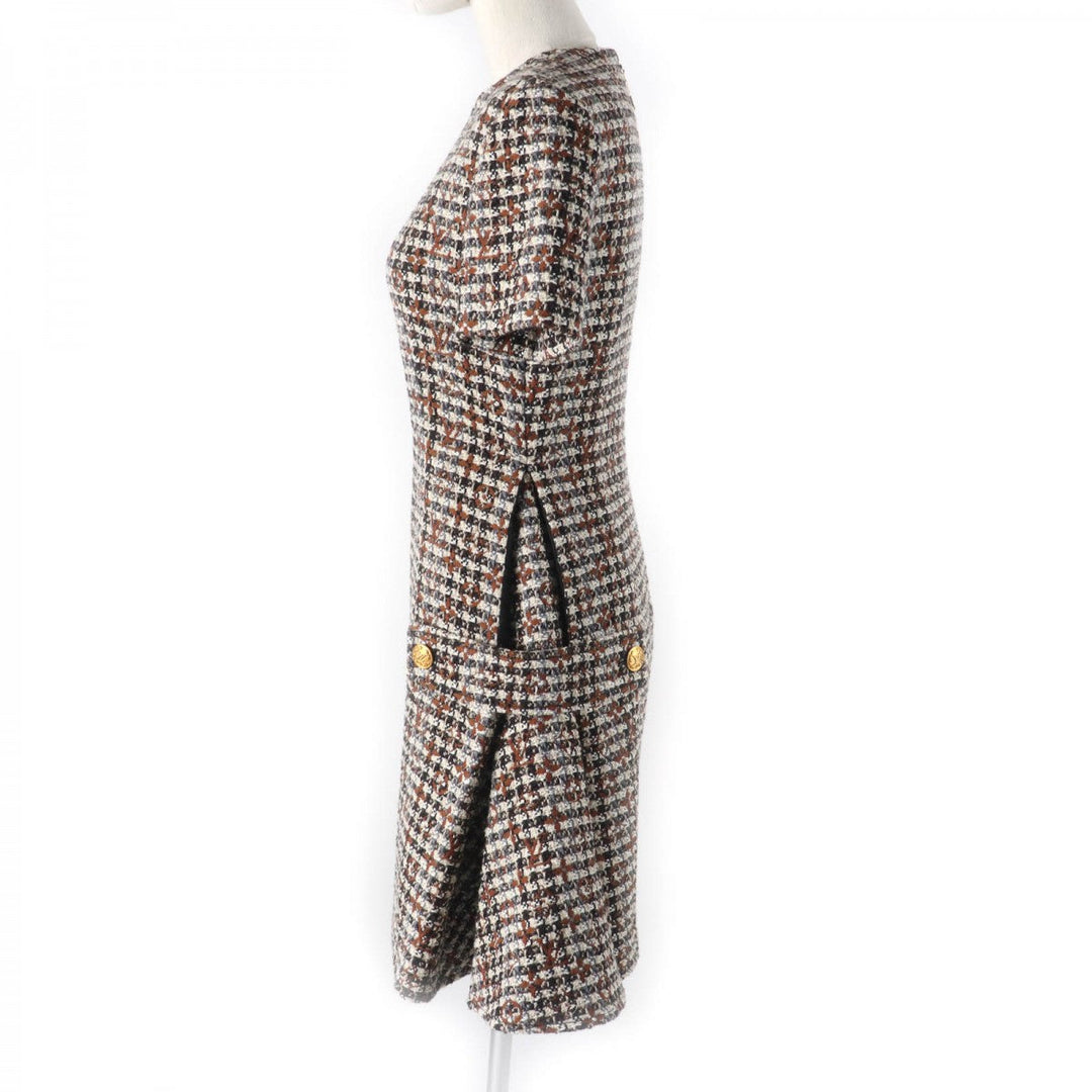 LOUIS VUITTON one piece Outer material: 63% wool, 27% mohair, 5% cotton, 3% cashmere, 2% polyester Multi Women 34 Used Authentic