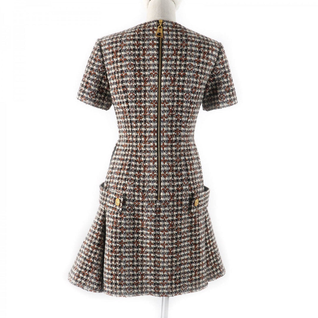LOUIS VUITTON one piece Outer material: 63% wool, 27% mohair, 5% cotton, 3% cashmere, 2% polyester Multi Women 34 Used Authentic