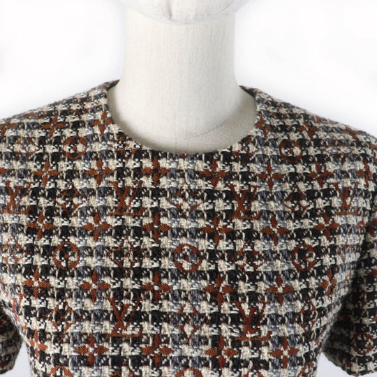 LOUIS VUITTON one piece Outer material: 63% wool, 27% mohair, 5% cotton, 3% cashmere, 2% polyester Multi Women 34 Used Authentic
