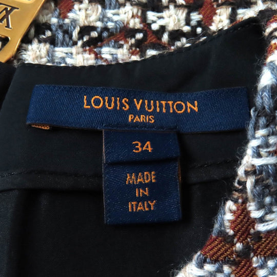 LOUIS VUITTON one piece Outer material: 63% wool, 27% mohair, 5% cotton, 3% cashmere, 2% polyester Multi Women 34 Used Authentic