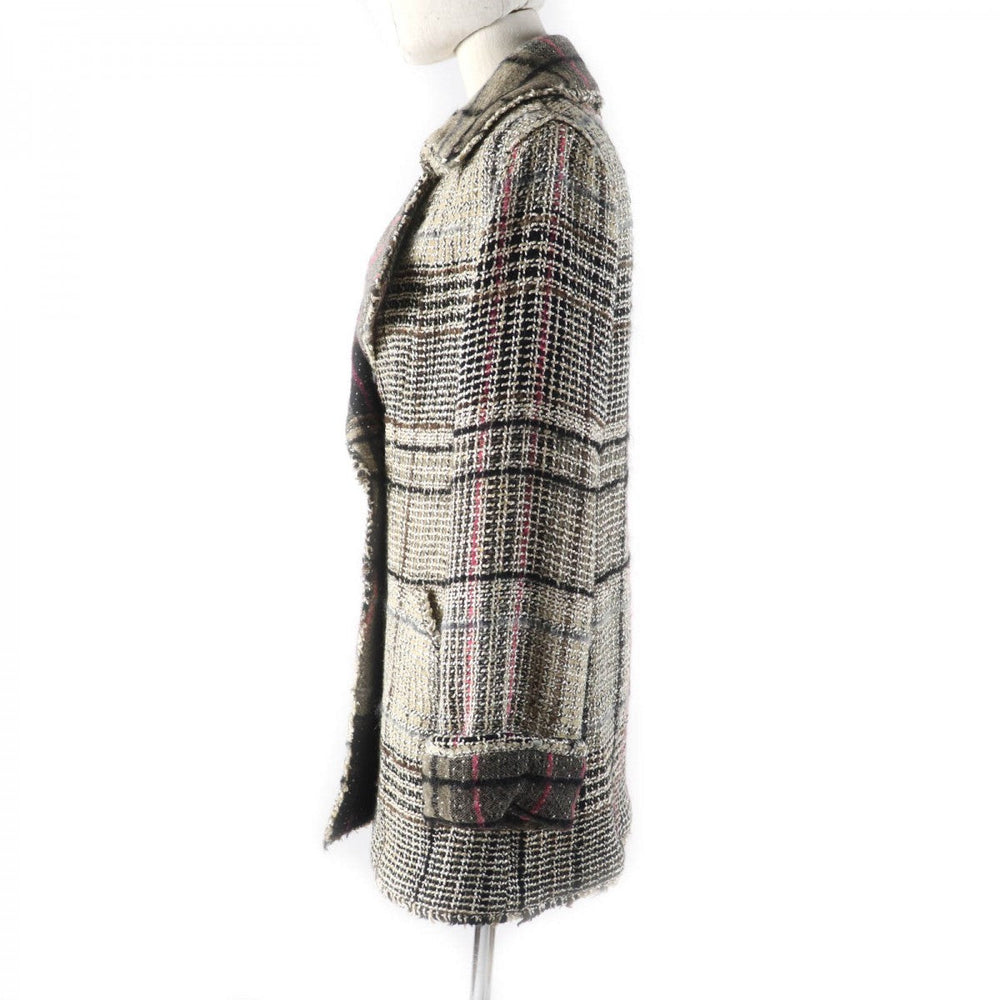 CHANEL Double breasted jacket 05A P26855 Outer: 45% wool, Outer: 25% wool, Outer: 15% mohair, Outer: 10% cotton, Outer: 5% nylon, Lining: 100% silk Multi Women 34 Used Authentic