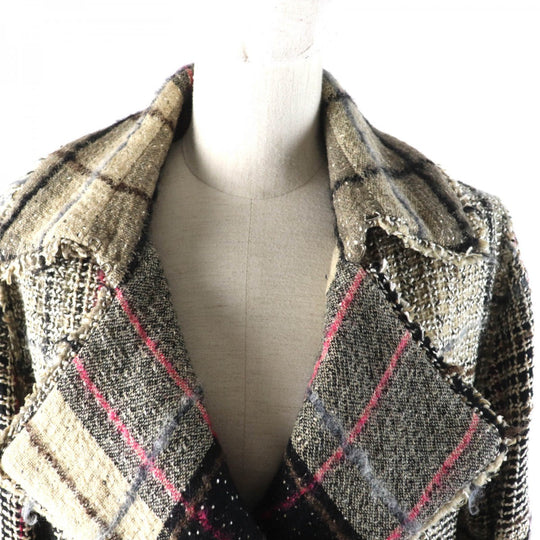 CHANEL Double breasted jacket 05A P26855 Outer: 45% wool, Outer: 25% wool, Outer: 15% mohair, Outer: 10% cotton, Outer: 5% nylon, Lining: 100% silk Multi Women 34 Used Authentic