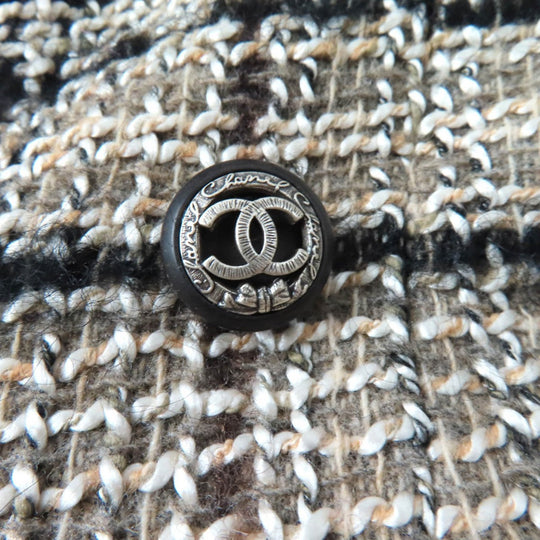CHANEL Double breasted jacket 05A P26855 Outer: 45% wool, Outer: 25% wool, Outer: 15% mohair, Outer: 10% cotton, Outer: 5% nylon, Lining: 100% silk Multi Women 34 Used Authentic