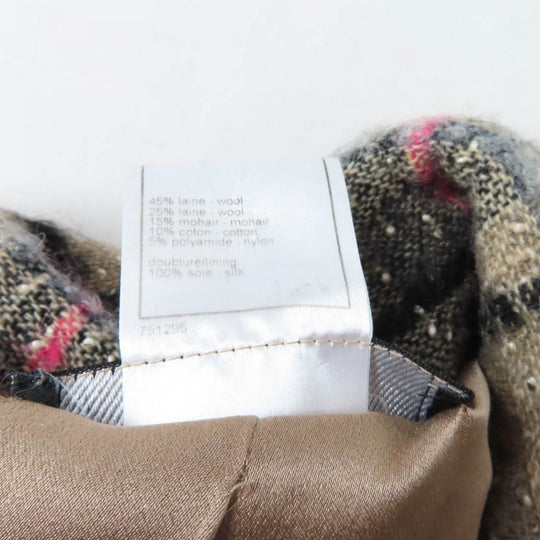 CHANEL Double breasted jacket 05A P26855 Outer: 45% wool, Outer: 25% wool, Outer: 15% mohair, Outer: 10% cotton, Outer: 5% nylon, Lining: 100% silk Multi Women 34 Used Authentic
