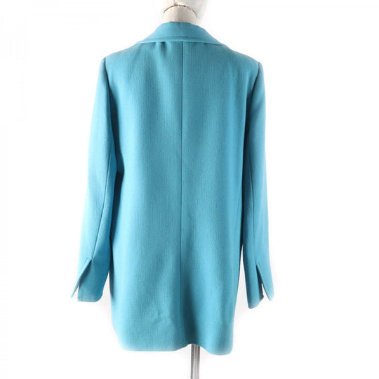 Christian Dior Jacket Outer: 100% wool, Lining: 100% silk blue Women 46 Used Authentic