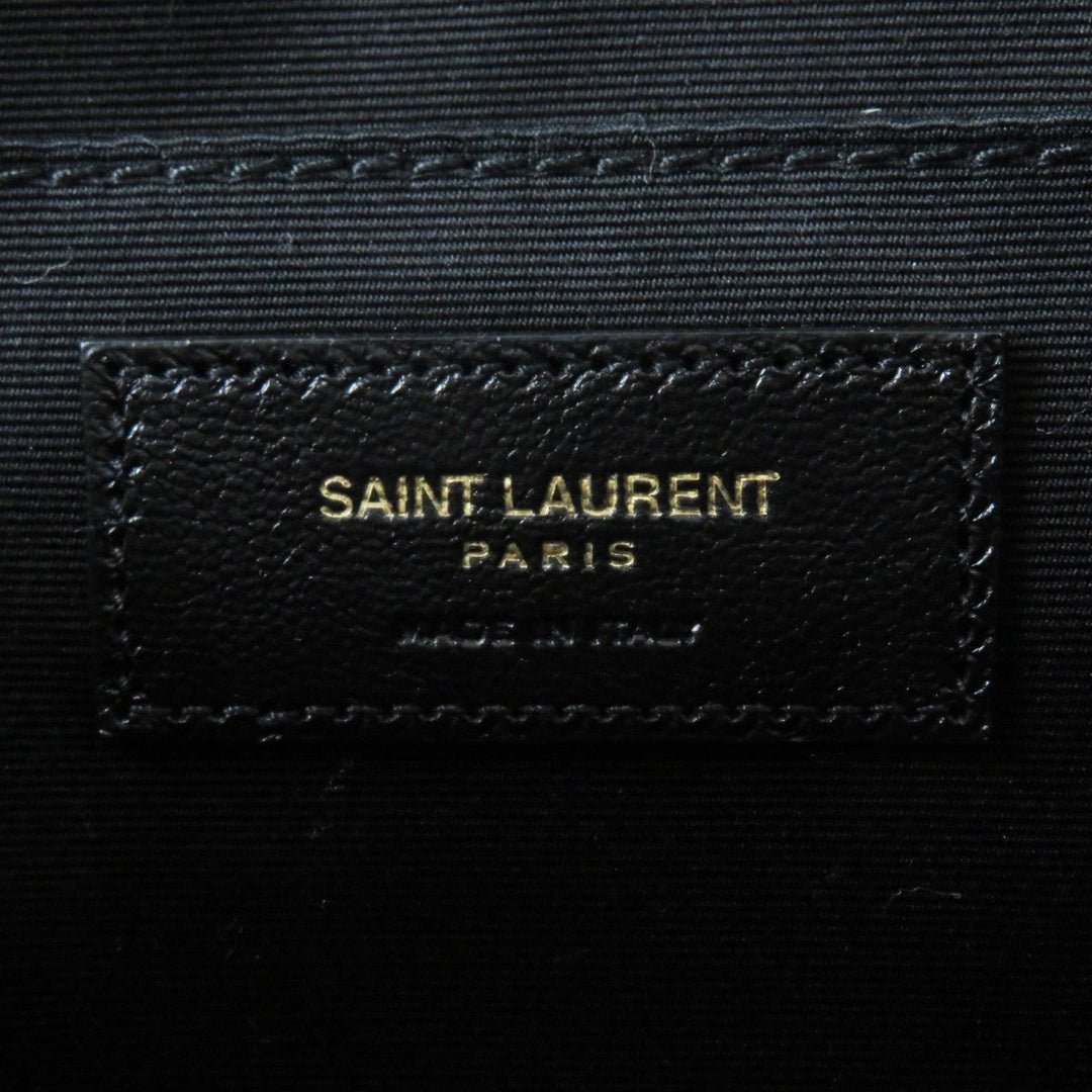 SAINT LAURENT Shoulder Bag 761554 leather black Roux camera bag