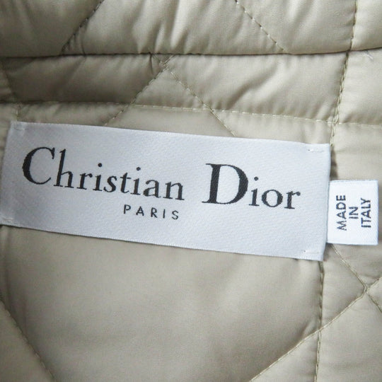 Christian Dior Jacket 157V38A2827 Main: 100% polyester, Filling: 100% polyester light beige Women 38 Used Authentic