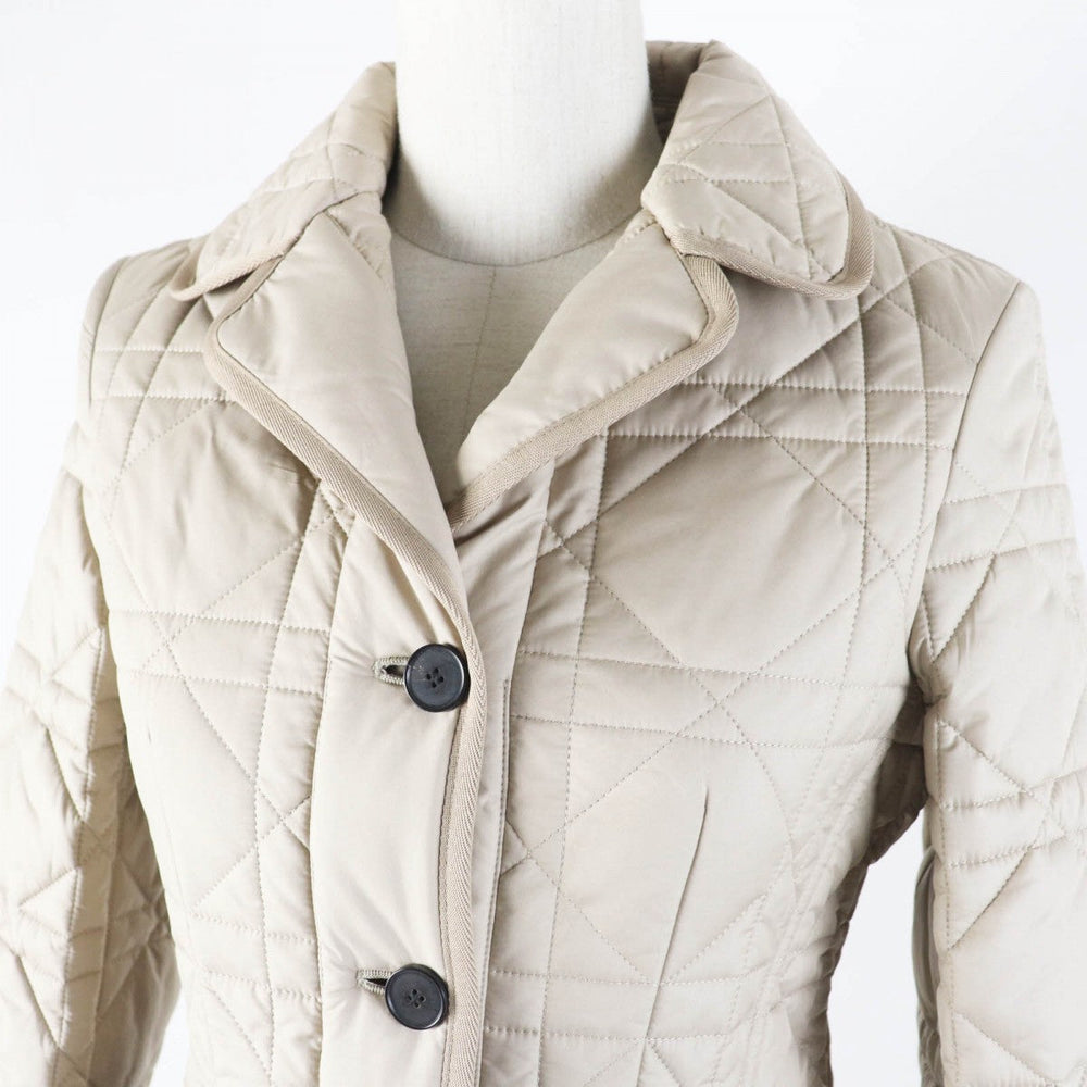 Christian Dior Jacket 157V38A2827 Main: 100% polyester, Filling: 100% polyester light beige Women 38 Used Authentic
