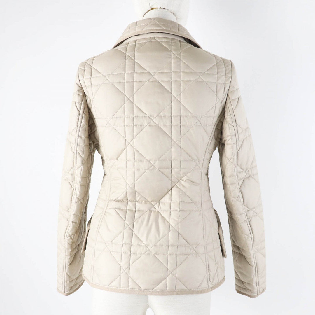 Christian Dior Jacket 157V38A2827 Main: 100% polyester, Filling: 100% polyester light beige Women 38 Used Authentic