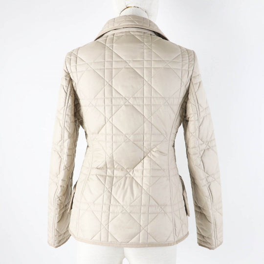 Christian Dior Jacket 157V38A2827 Main: 100% polyester, Filling: 100% polyester light beige Women 38 Used Authentic