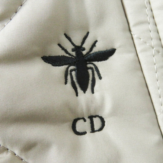 Christian Dior Jacket 157V38A2827 Main: 100% polyester, Filling: 100% polyester light beige Women 38 Used Authentic