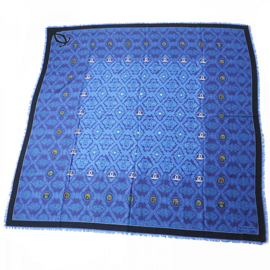 CARTIER scarf wool Blue type