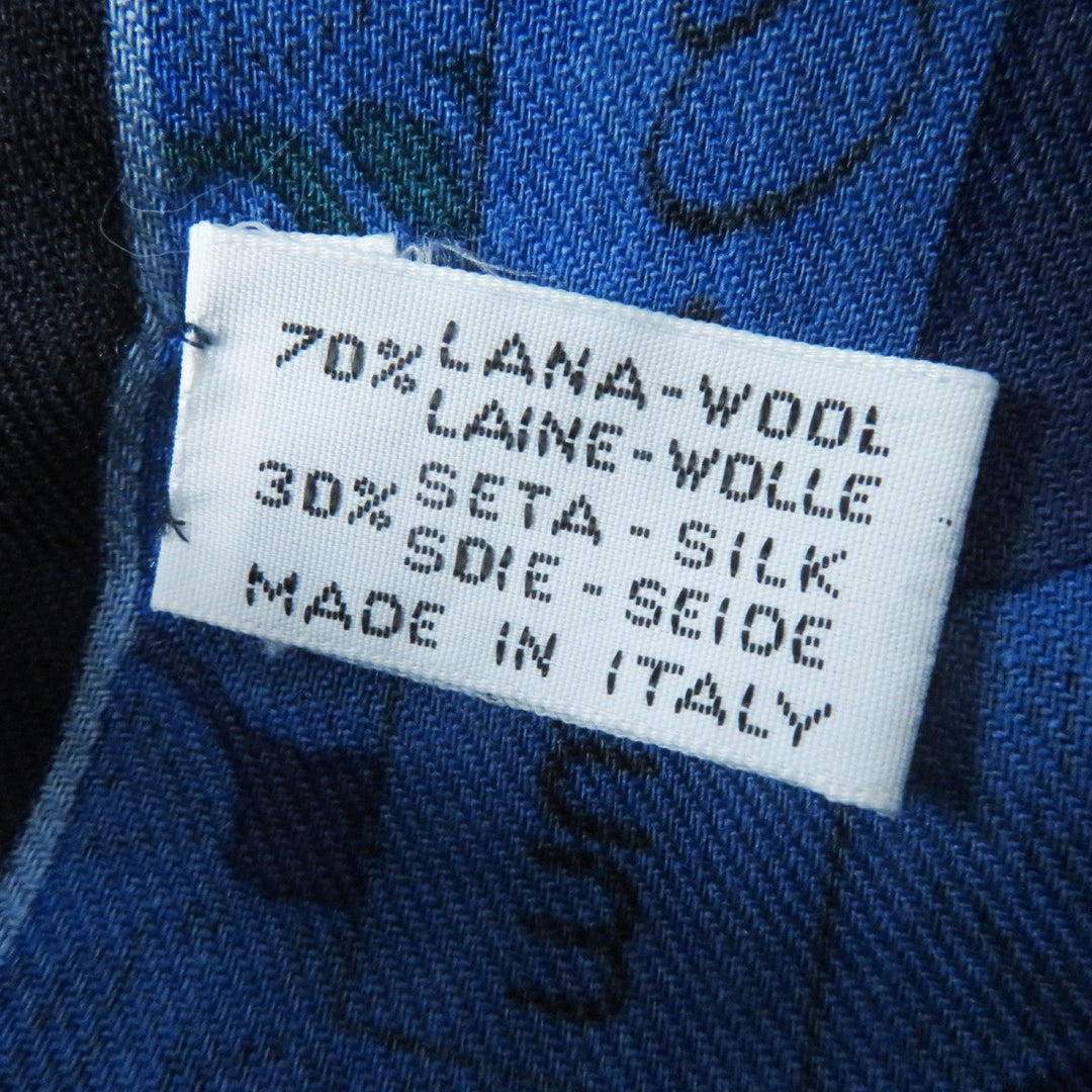 CARTIER scarf wool Blue type