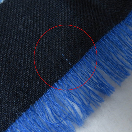 CARTIER scarf wool Blue type