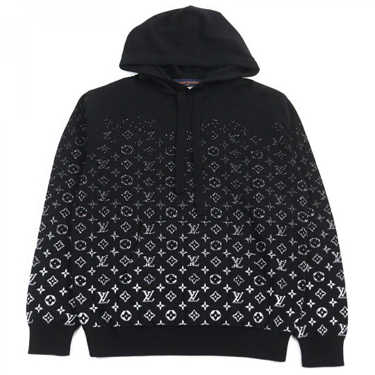 LOUIS VUITTON Hoodie 1AA4Y7 HNN45W Main: 100% cotton Black White Monogram Gradient Hoodie mens M Used Authentic