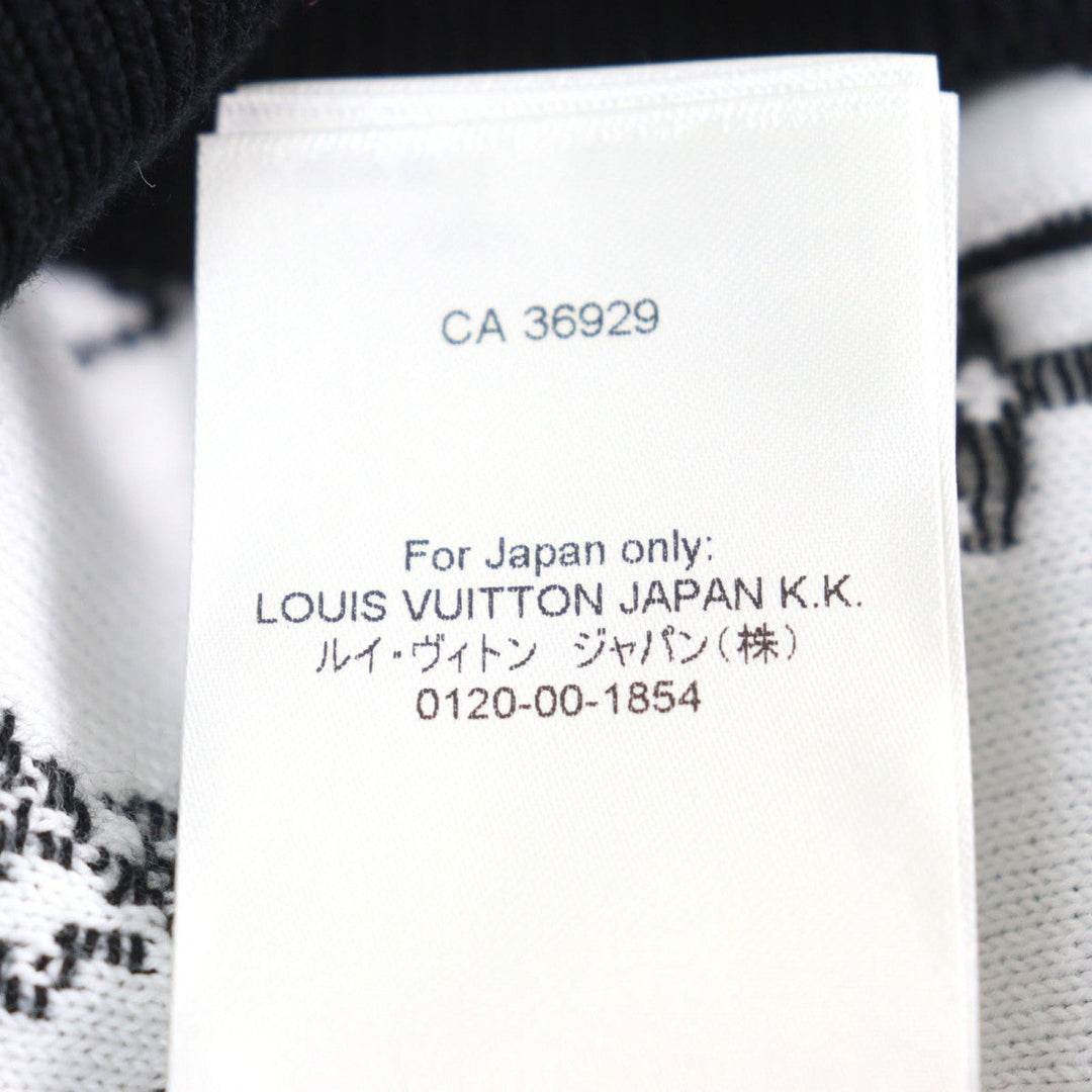 LOUIS VUITTON Hoodie 1AA4Y7 HNN45W Main: 100% cotton Black White Monogram Gradient Hoodie mens M Used Authentic