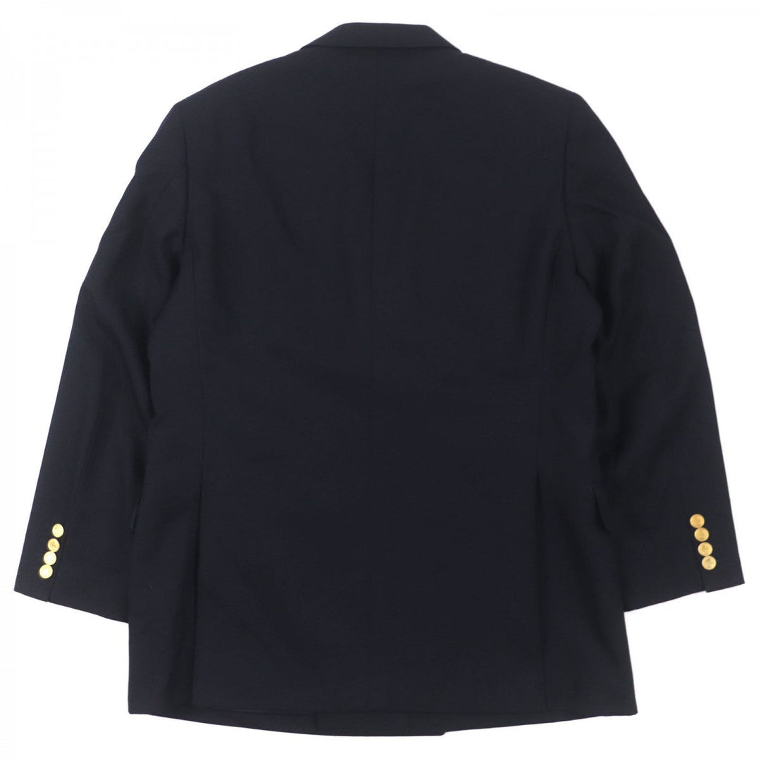 BURBERRY tailored jacket Outer: 99% wool, Outer: 1% acrylic, Lining: polyester, Lining: cupra, Sleeve lining: cupra Navy mens Used Authentic