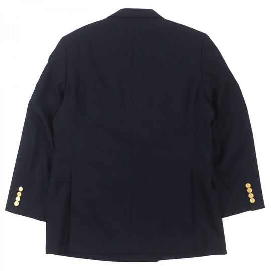 BURBERRY tailored jacket Outer: 99% wool, Outer: 1% acrylic, Lining: polyester, Lining: cupra, Sleeve lining: cupra Navy mens Used Authentic