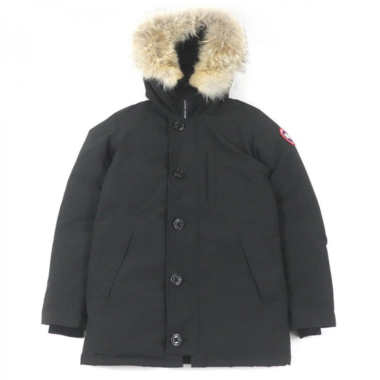 CANADA GOOSE Down jacket 3438JM Outer: 85% polyester, Outer: 15% cotton, Lining: 100% nylon, Filling: 80% down, Filling: 20% feather black Jasper Parka mens S Used Authentic