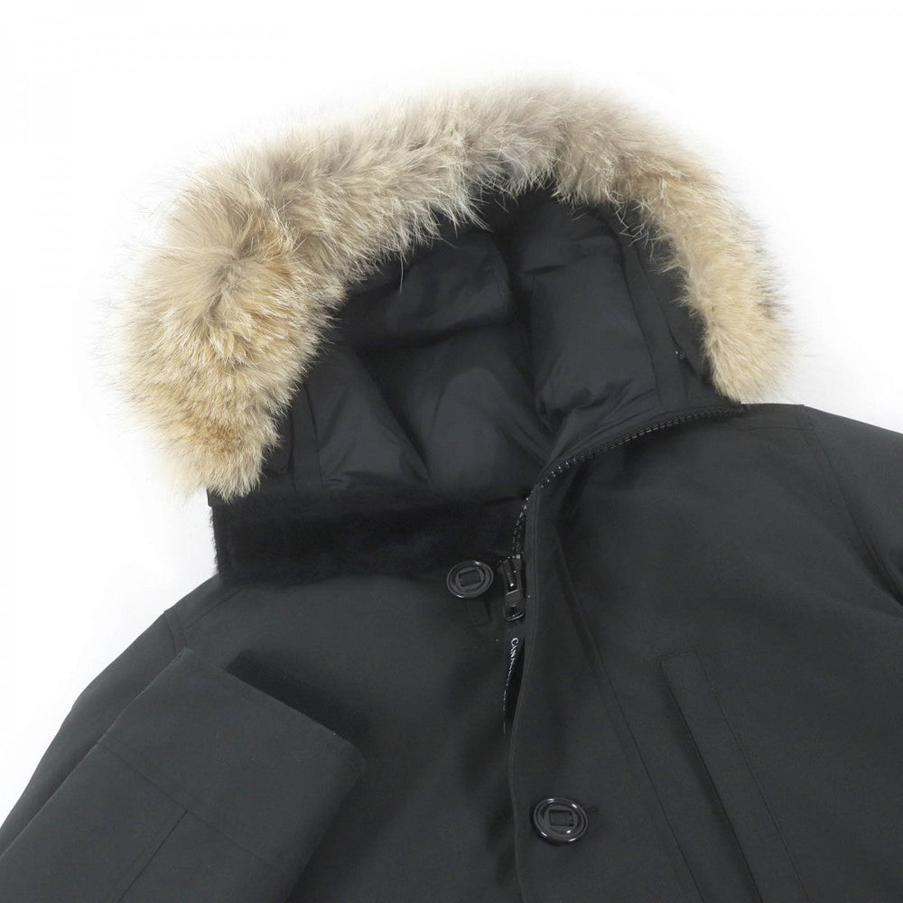 CANADA GOOSE Down jacket 3438JM Outer: 85% polyester, Outer: 15% cotton, Lining: 100% nylon, Filling: 80% down, Filling: 20% feather black Jasper Parka mens S Used Authentic