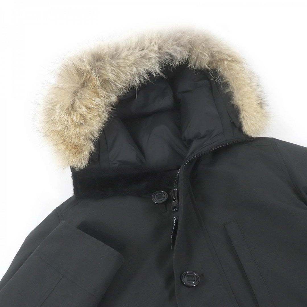 CANADA GOOSE Down jacket 3438JM Outer: 85% polyester, Outer: 15% cotton, Lining: 100% nylon, Filling: 80% down, Filling: 20% feather black Jasper Parka mens S Used Authentic