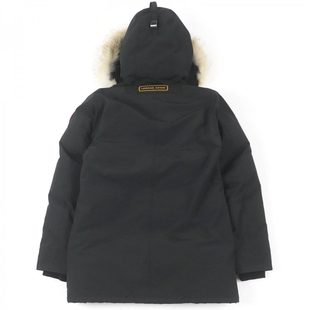 CANADA GOOSE Down jacket 3438JM Outer: 85% polyester, Outer: 15% cotton, Lining: 100% nylon, Filling: 80% down, Filling: 20% feather black Jasper Parka mens S Used Authentic