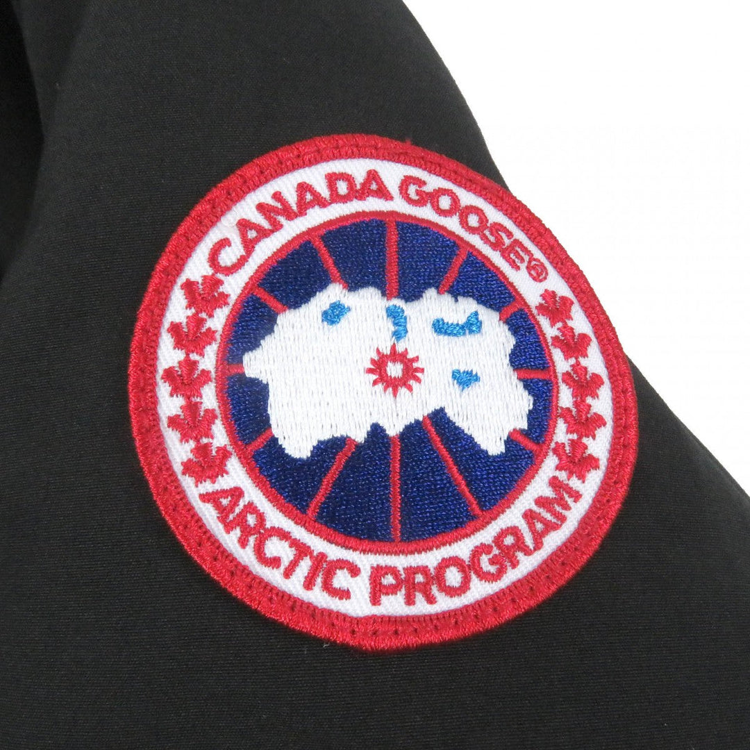 CANADA GOOSE Down jacket 3438JM Outer: 85% polyester, Outer: 15% cotton, Lining: 100% nylon, Filling: 80% down, Filling: 20% feather black Jasper Parka mens S Used Authentic
