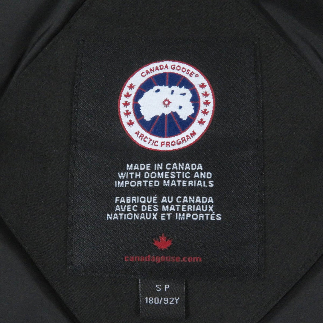 CANADA GOOSE Down jacket 3438JM Outer: 85% polyester, Outer: 15% cotton, Lining: 100% nylon, Filling: 80% down, Filling: 20% feather black Jasper Parka mens S Used Authentic