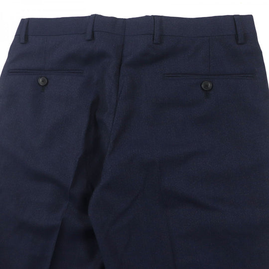 EMPORIO ARMANI setup Main: 100% wool, Lining: 68% acetate, Lining: 32% polyester, Sleeve lining: 100% viscose Navy TRAVEL ESSENTIAL SARTORIAL DECO mens 46 Used Authentic