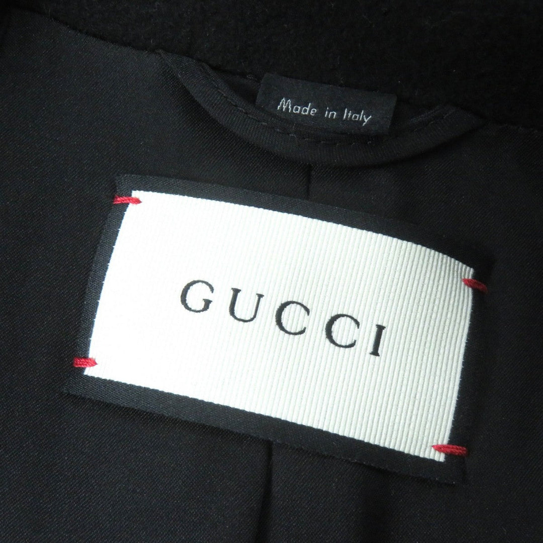 GUCCI Chester coat 455739 Outer: 100% wool, Lining: 80% viscose (rayon), Lining: 20% polyester black Women 36 Used Authentic