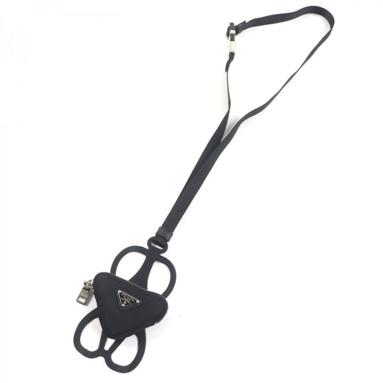 PRADA strap 1ZT054 Main: Nylon black mens Used Authentic