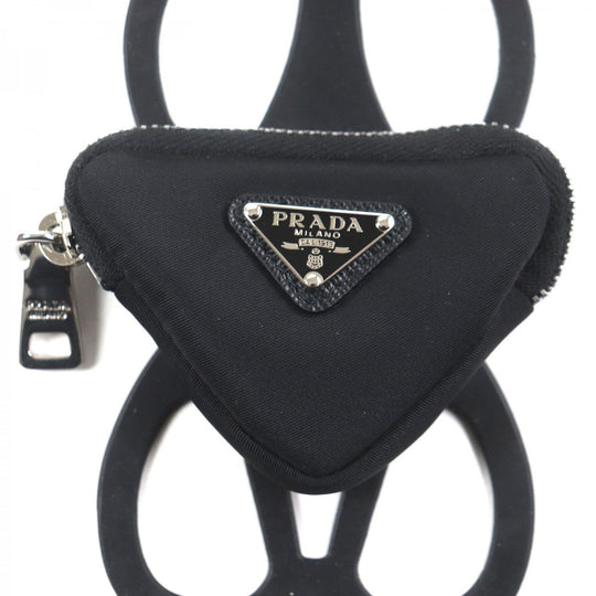 PRADA strap 1ZT054 Main: Nylon black mens Used Authentic