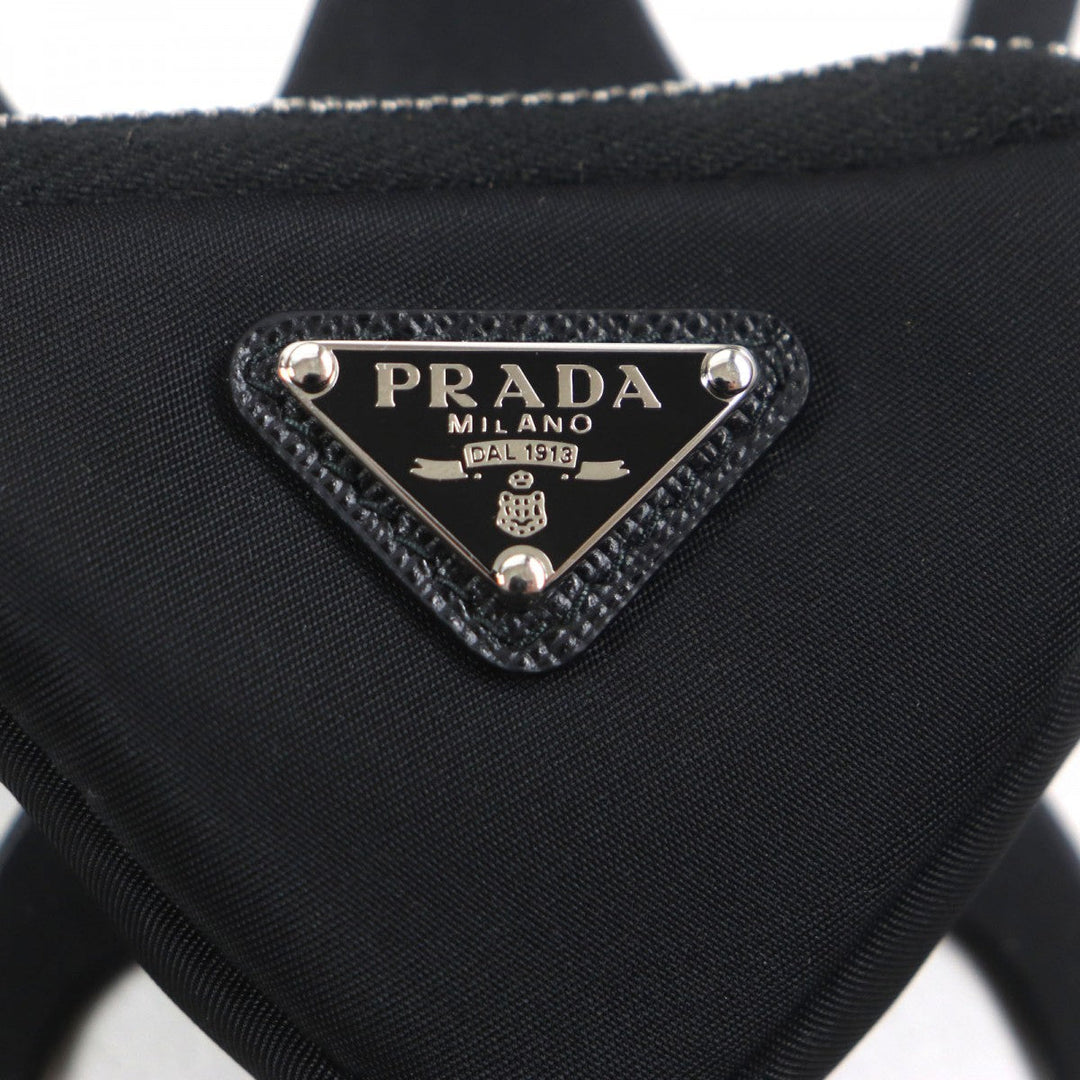 PRADA strap 1ZT054 Main: Nylon black mens Used Authentic
