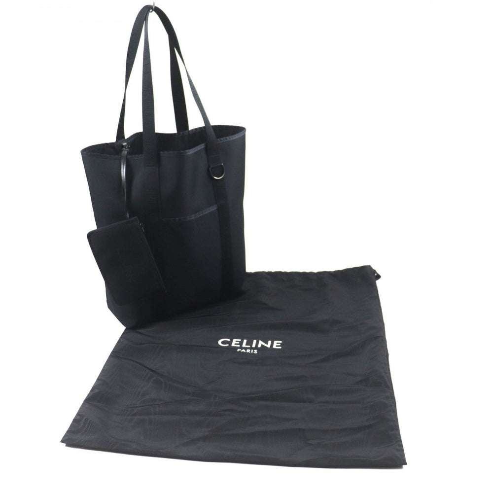 CELINE Tote Bag 11008 Main: Nylon black Trekking Bar Tikal Kaba mens Used Authentic
