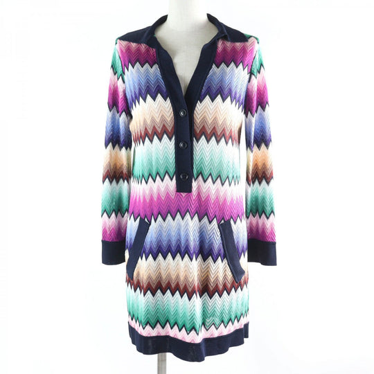Missoni one piece Main: 100% rayon multicolor Women 42 Used Authentic