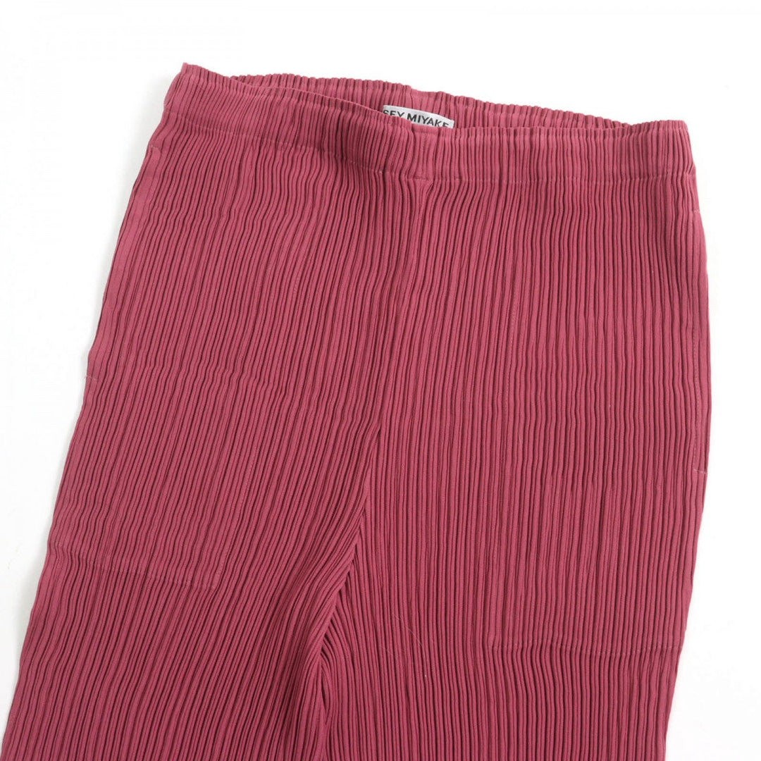 ISSEY MIYAKE Pants IM13FF114 Main: 100% polyester pink Women 3 Used Authentic