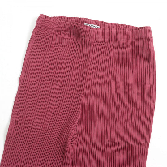 ISSEY MIYAKE Pants IM13FF114 Main: 100% polyester pink Women 3 Used Authentic