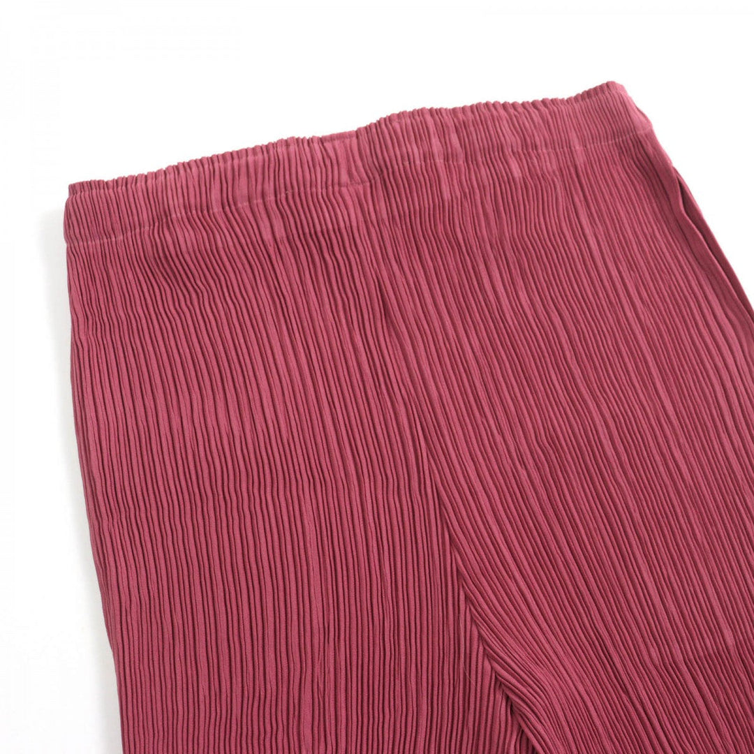 ISSEY MIYAKE Pants IM13FF114 Main: 100% polyester pink Women 3 Used Authentic