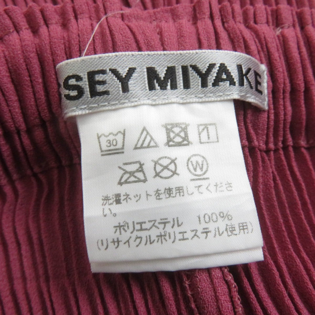 ISSEY MIYAKE Pants IM13FF114 Main: 100% polyester pink Women 3 Used Authentic