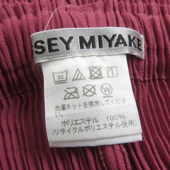 ISSEY MIYAKE Pants IM13FF114 Main: 100% polyester pink Women 3 Used Authentic