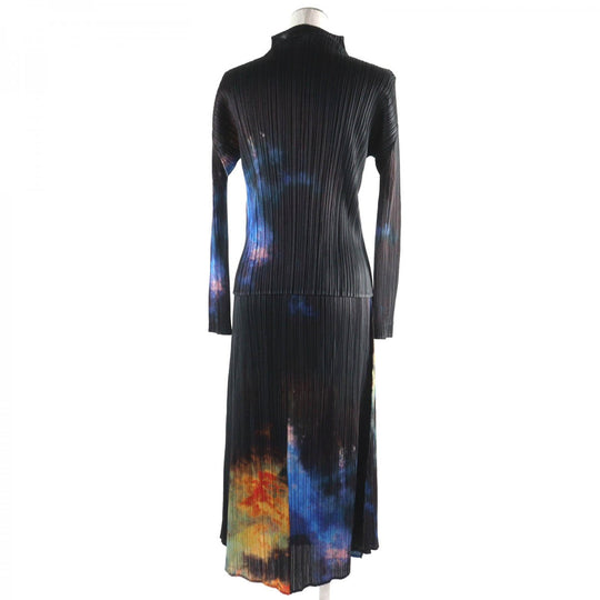 PLEATS PLEASE setup PP61-JK501 PP61-JG503 Main: 100% polyester Black multicolor Women 3 Used Authentic