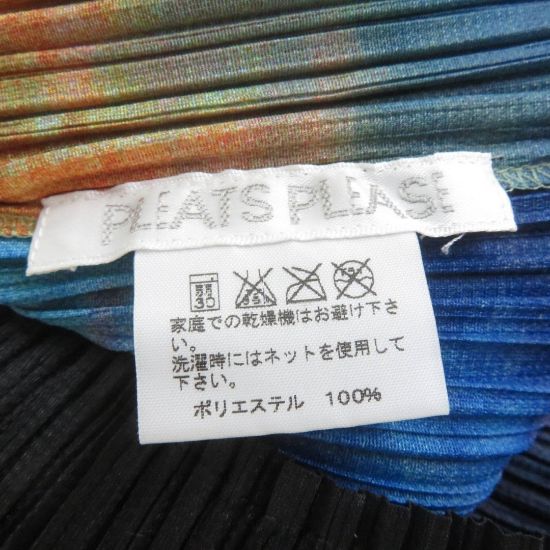 PLEATS PLEASE setup PP61-JK501 PP61-JG503 Main: 100% polyester Black multicolor Women 3 Used Authentic