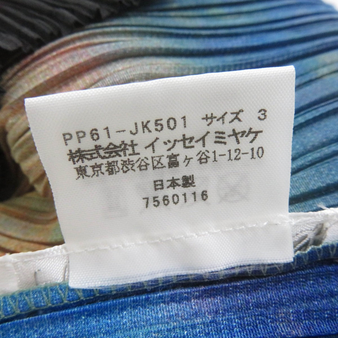 PLEATS PLEASE setup PP61-JK501 PP61-JG503 Main: 100% polyester Black multicolor Women 3 Used Authentic