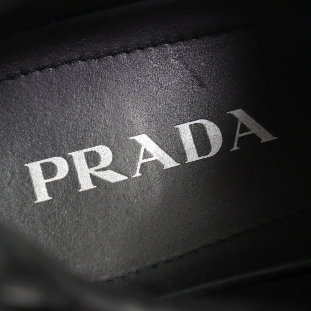 PRADA sneakers 4E3453 Calf leather black Vitello Montana 9